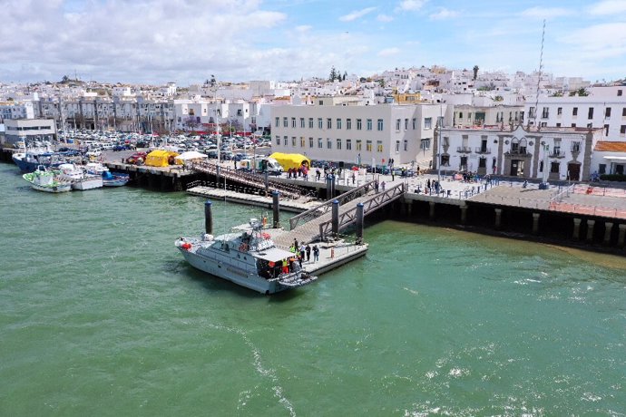 Huelva.- La Armada Española coordina en Ayamonte el ejercicio de seguridad marítima Marsec-19 en el río Guadiana
