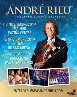 André Rieu y la Johann Strauss Orchestra regresan a España tras 20 años