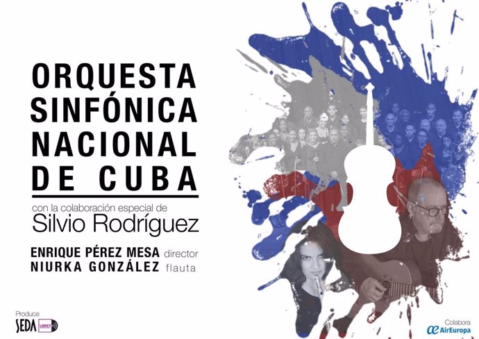 El cantautor Silvio Rodríguez actuará el 9 de mayo en Bilbao, acompañado por la Orquesta Sinfónica Nacional de Cuba