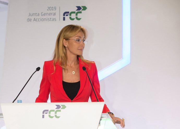 Esther Alcocer en la Junta General Accionistas FCC 2019
