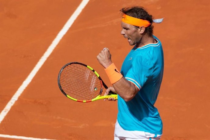 El tenista español Rafael Nadal, en el Mutua Madrid Open.