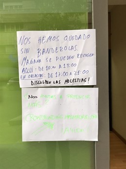 26M.- Más Madrid Se Pone Como Reto Recaudar 65.340 Para Confeccionar Otras 20.000 Banderolas Más