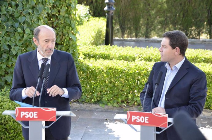 García-Page y Rubalcaba Ejecutiva Federal PSOE en Toledo                      