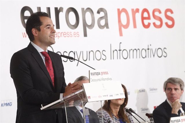 Ignacio Aguado protagoniza el Desayuno Informativo de Europa Press