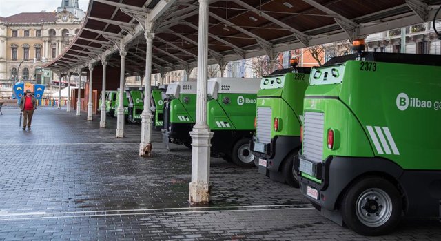 Vehículos del servicio de limpieza