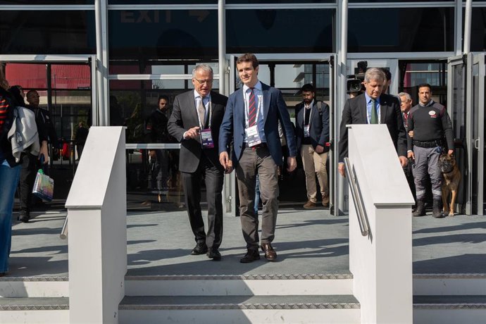 Visita al Mobile World Congress Barcelona - MWC 2019 del presidente del PP, Pablo Casado