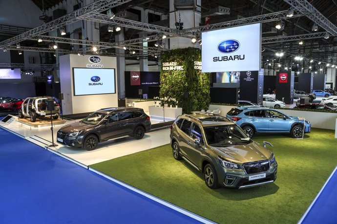 Economía/Motor.- Subaru presenta en el Automobile Barcelona sus dos primeros modelos híbridos, que llegarán en otoño