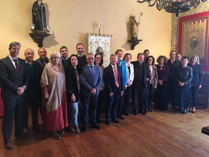 Rodríguez Osés ha presidido el grupo de trabajo del Camino Jacobeo del Norte en Santo Domingo de la Calzada