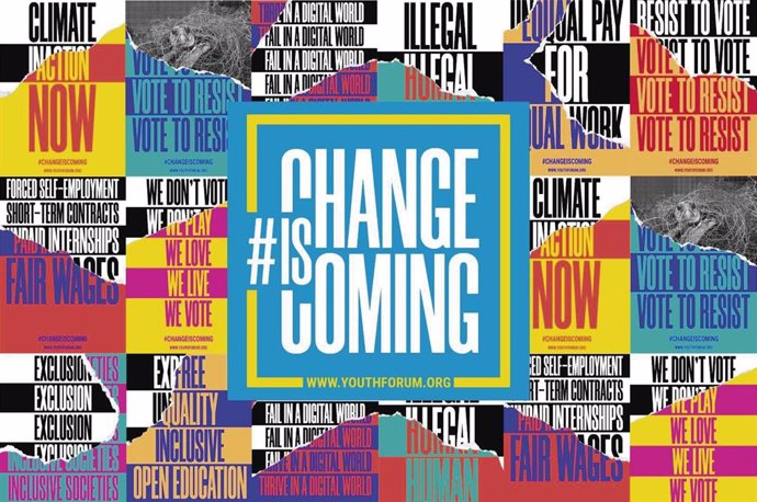 26A.- '#Changeiscoming' Reivindica Políticas Para Mejorar Los Derechos De Los Jóvenes Y Su Participación En La Política