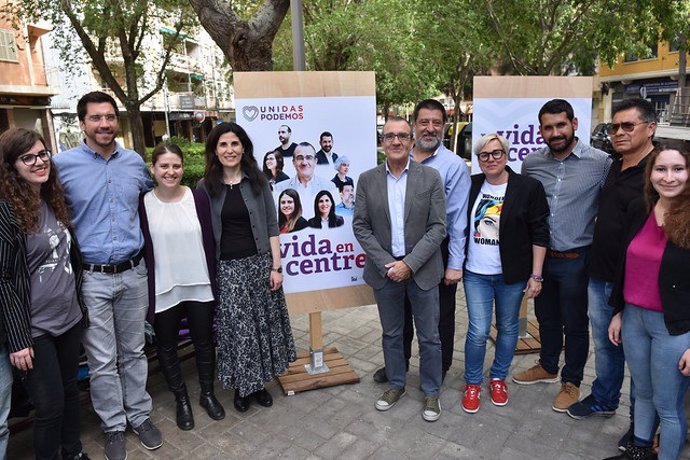 26M.- Unidas Podemos Da El Pistoletazo De Salida A La Campaña Electoral En Palma Bajo El Lema "La Vida En El Centro"