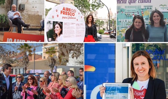 26M.-Valencia.- Los Candidatos A La Alcaldía Apuestan Por La Cercanía Y Los Pequeños Actos En Una Campaña A Pie De Calle