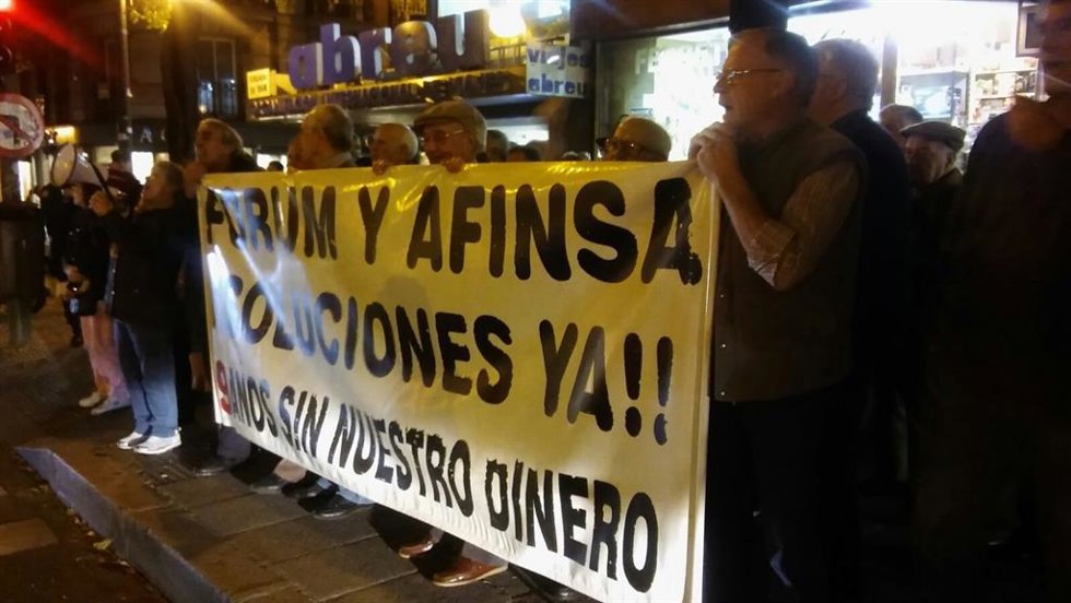 Concentración de Forum y Afinsa