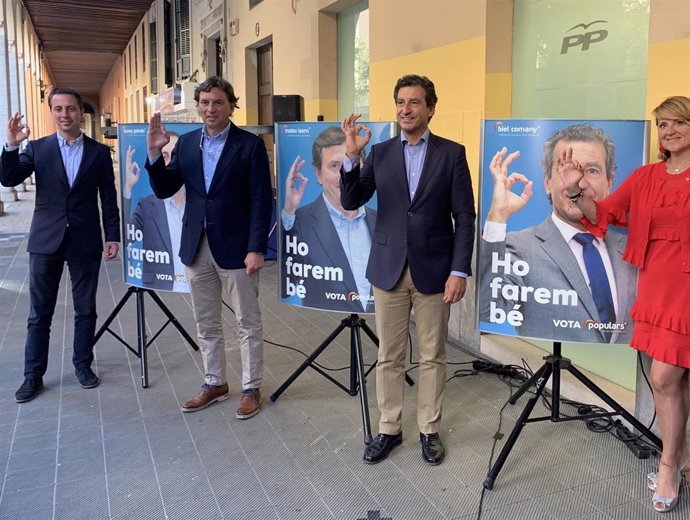 26M.- El PP Se Presenta Como "La Primera Opción Del Centroderecha" En Baleares En El Inicio De La Campaña Electoral