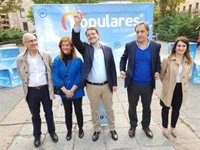 Mañueco asegura que el PP es "el partido del centro y la derecha" que "se preocupa de las personas"