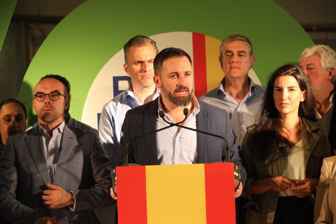 Santiago Abascal en la apertura de la campaña electoral