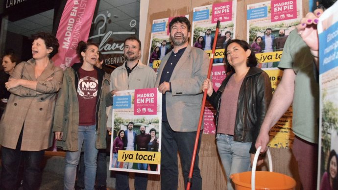 Madrid en Pie Municipalista arranca la campaña en Vallecas