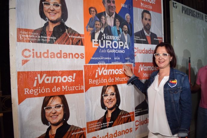 26M.- Isabel Franco: "Cs Viene A Traer El Cambio; Es El Zumo De Naranja Contra El Bipartidismo"
