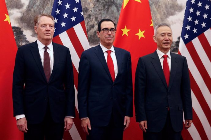 EEUU/China.- China y EEUU inician las últimas conversaciones comerciales tras una "agradable" cena de trabajo