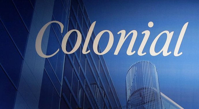 The Spanish group Colonial logotype is seen during their General Shareholders me