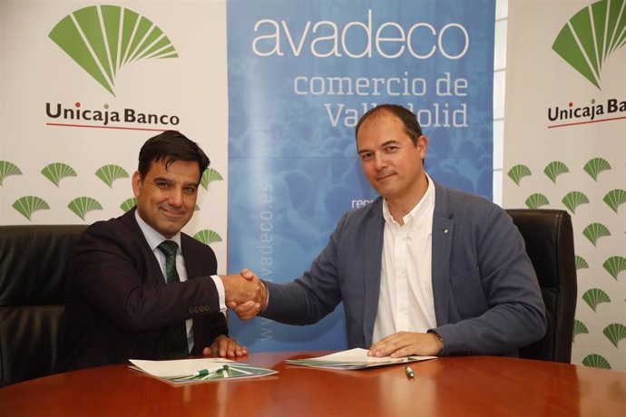 Unicaja Banco renueva su apoyo a la Asociación Vallisoletana de Comercio(Avadeco) y a sus 500 establecimientos