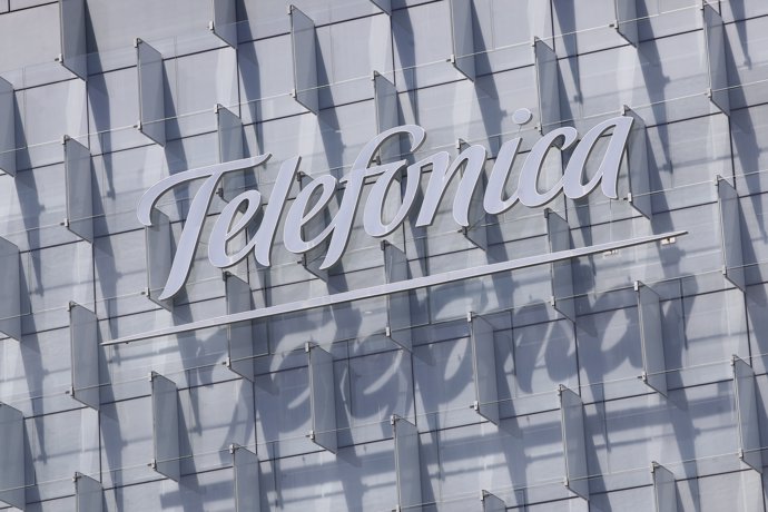 Imágenes de la sede de Telefónica en Madrid