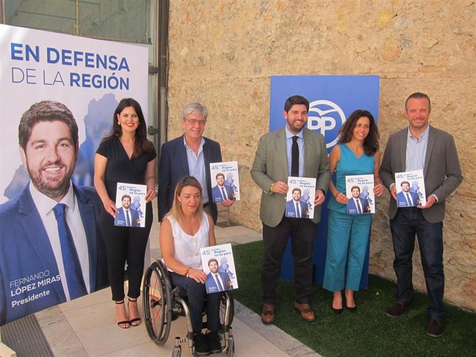 AV.- López Miras propone crear 90.000 empleos, atraer 6 millones de turistas cada año y que el Tajo-Segura "no se toque"