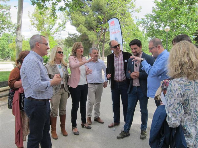 26M.- Pilar Alegría (PSOE) Propone Un Plan 'R-Nueva Zaragoza' Para Mejorar Aceras, Calles Y Parques