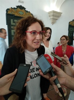 26M.- Nuria López (CCOO-A) Llama A Los Trabajadores A Votar Por "Una Europa Más Abierta E Inclusiva"