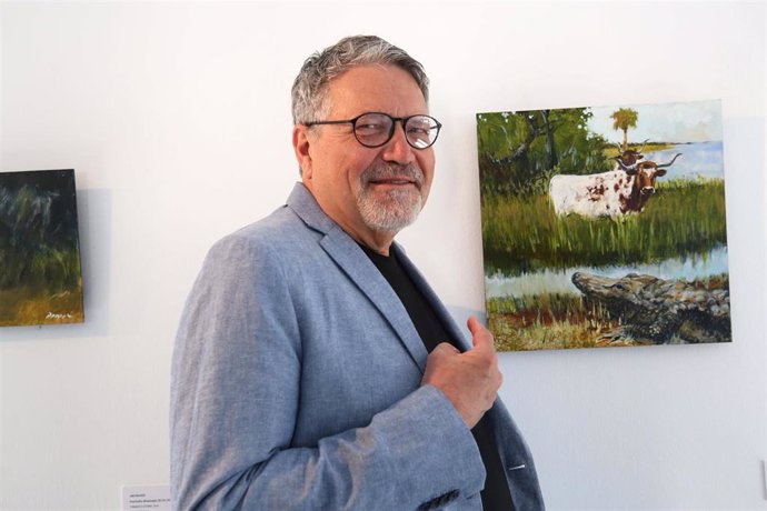 Málaga.- La Diputación inaugura la muestra 'Las vacas españolas de Florida', del pintor Jim Draper