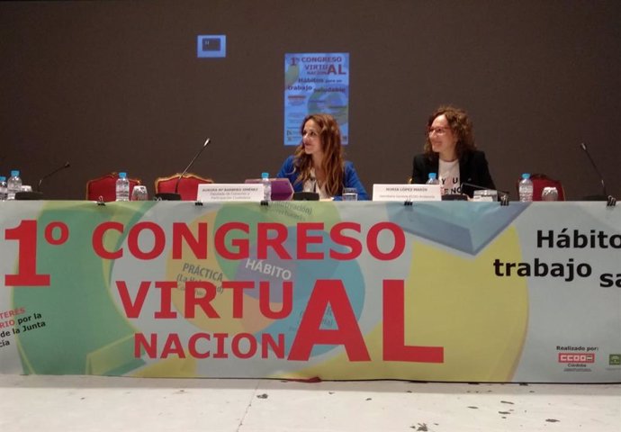 Nuria López (CCOO-A) aboga por un cambio de mentalidad en las empresas sobre los hábitos de trabajo saludable