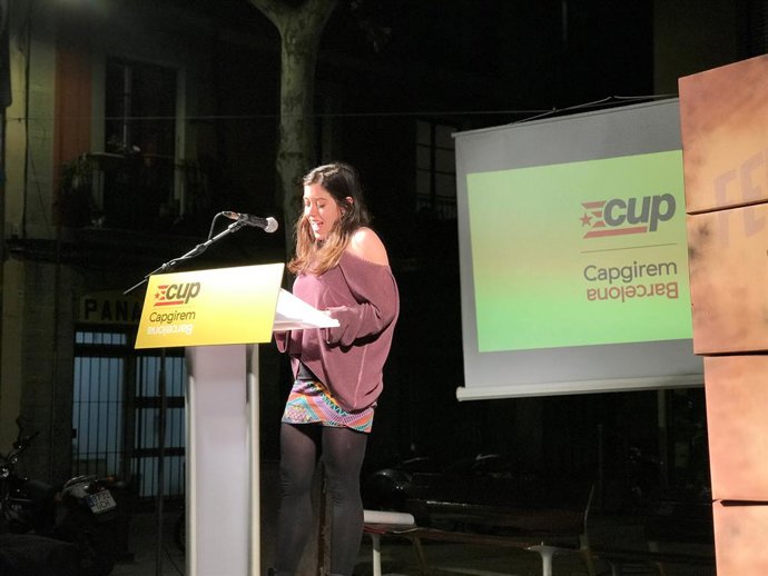 26M.- Anna Sortint (CUP) Demana El Vot Per "Revertir La Marca Barcelona"