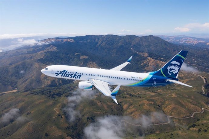 Alaska Air Group transportó 6,5 millones de pasajeros hasta febrero, un 0,7% menos
