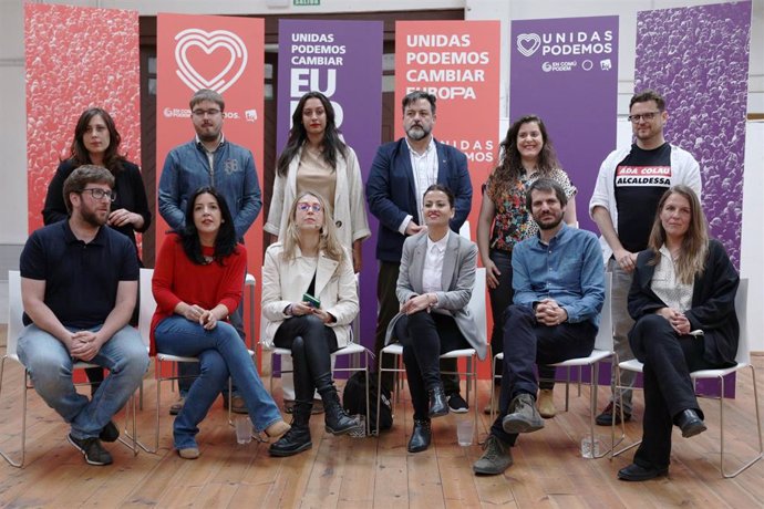 Unidas Podemos presenta su lista de la candidatura 'Unidas Podemos Cambiar Europa' de cara a los próximos comicios del 26 de mayo