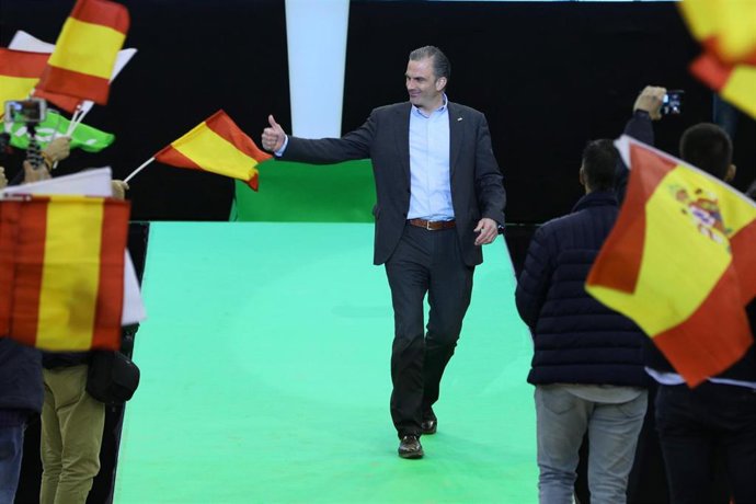 Acto de campaña de Vox en Madrid