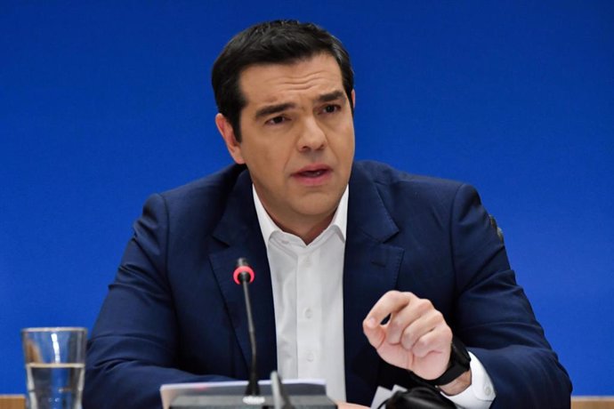 Greek Prime Minister press conference in Athens