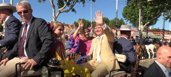 Máxima Zorreguieta, toda una reina vestida de flamenca en Sevilla 20 años después