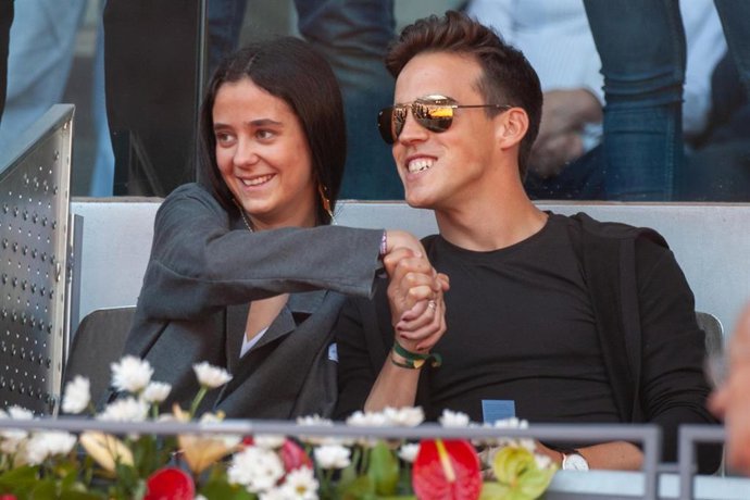 Victoria Federica y Gonzalo Caballero, complicidad y amor en el Mutua Madrid Open