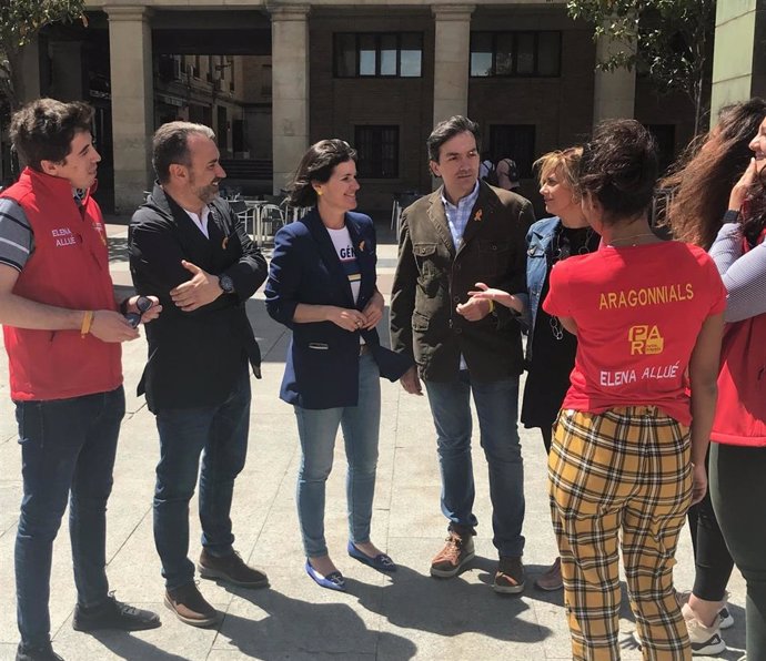 26M.- Zaragoza.- Elena Allué (PAR) Defiende Crear Un 'Distrito Erasmus' En Los Antiguos Juzgados De La Plaza Del Pilar