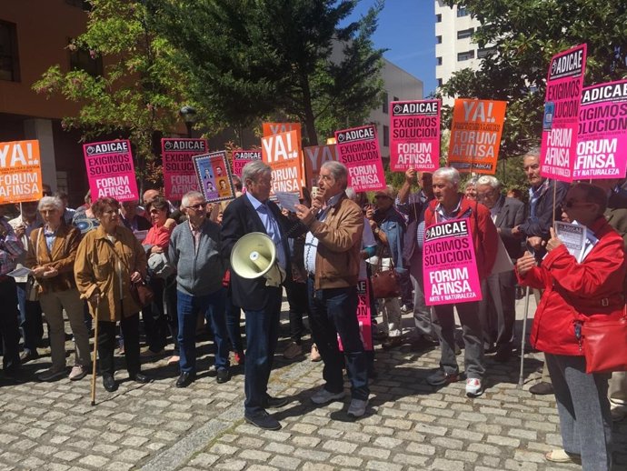 Decenas de afectados por el caso Fórum-Afinsa reclaman en Valladolid una solución a los fraudes