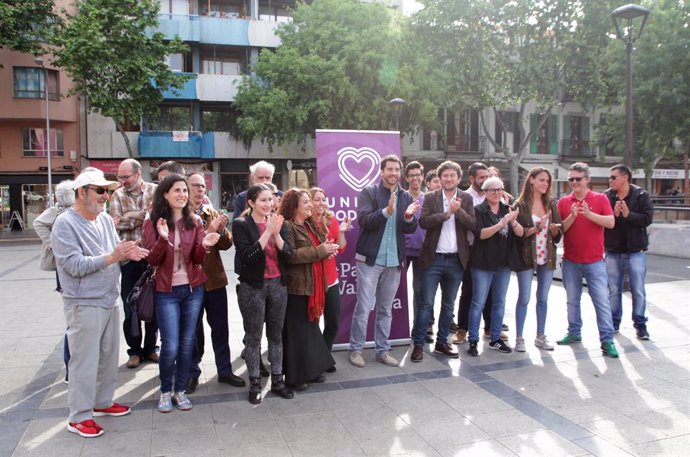 26M.- Jarabo presenta la candidatura d''Unides Podem' a Cort per aconseguir una Palma "valenta i viva"