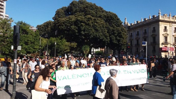 Valencia.- El colectivo 'Valncia no est en venda' sale a la calle para detener "proyectos urbanísticos sin sentido"