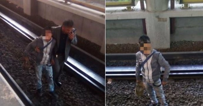 Un mexicano intenta robar un móvil a otro hombre y cae a las vías del metro