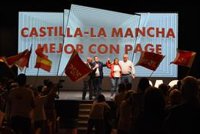 Page achaca al PSOE "los grandes saltos" de Talavera, donde anuncia nuevo Centro de Día