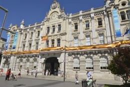 Fachada del Ayuntamiento de Santander