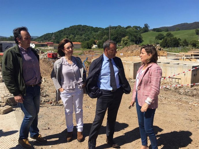 Villaviciosa.- El Principado prevé terminar en septiembre las obras de los estanques de tormentas