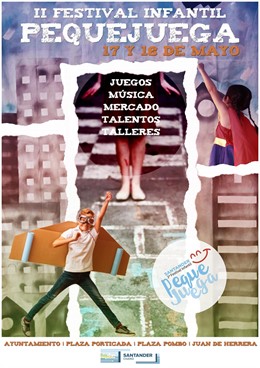 Santander.- La ciudad celebrará este fin de semana el II Festival 'PequeJuega' y el concurso 'PequeTalent'