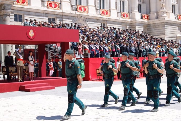 La Guardia Civil subraya su neutralidad y compromiso con la España vacía en el acto del 175 aniversario presidido por lo