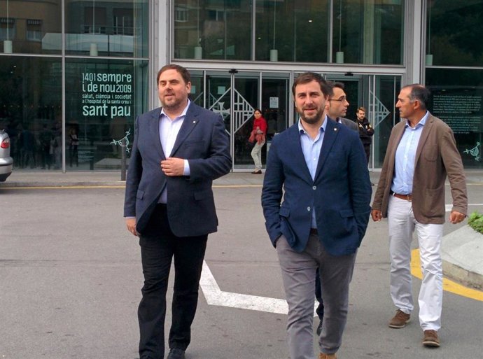 26M.- Cs pide a la Junta Electoral que Junqueras y Comín no participen en un debate de TV3