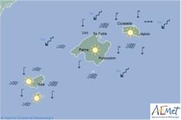 Predicción meteorológica para este martes 14 de mayo en Baleares: temperaturas en ligero ascenso