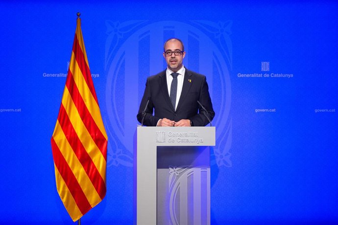 Rueda de prensa del Gobierno de Cataluña tras la celebración del Consejo Ejecutivo